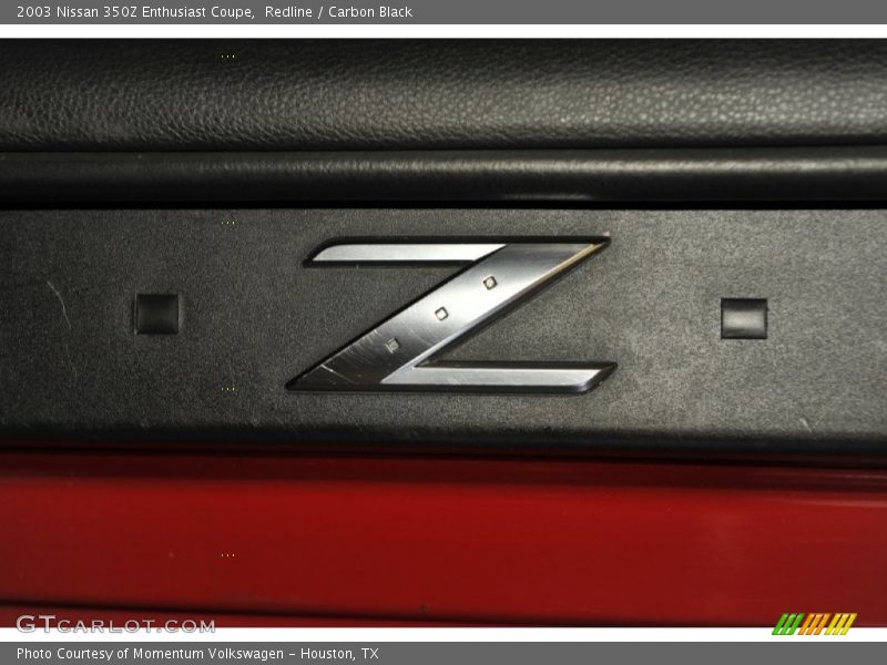 Redline / Carbon Black 2003 Nissan 350Z Enthusiast Coupe