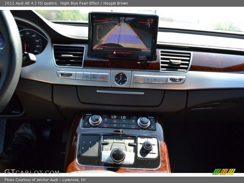 Night Blue Pearl Effect / Nougat Brown 2011 Audi A8 4.2 FSI quattro