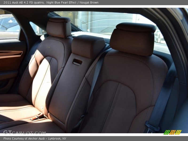 Night Blue Pearl Effect / Nougat Brown 2011 Audi A8 4.2 FSI quattro