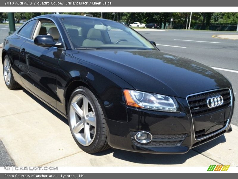 Front 3/4 View of 2010 A5 3.2 quattro Coupe
