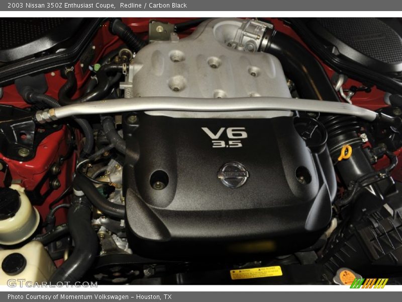 Redline / Carbon Black 2003 Nissan 350Z Enthusiast Coupe
