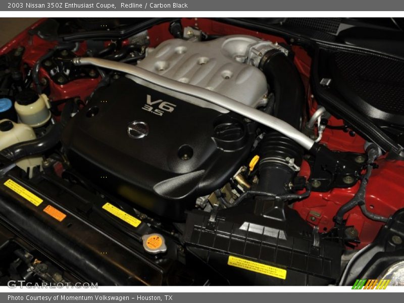 Redline / Carbon Black 2003 Nissan 350Z Enthusiast Coupe