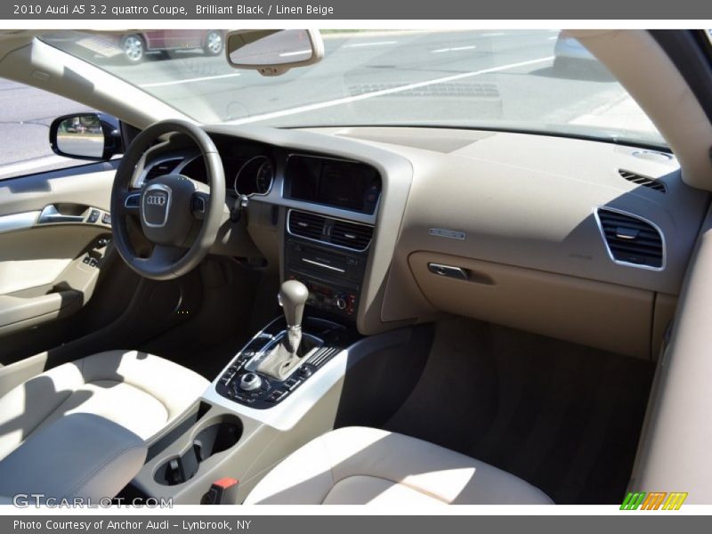 Brilliant Black / Linen Beige 2010 Audi A5 3.2 quattro Coupe