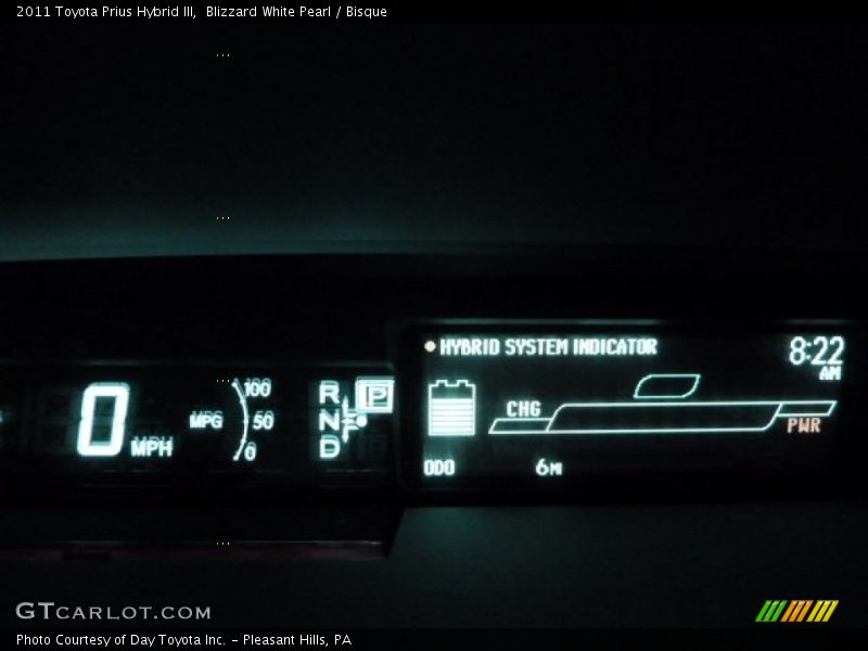 Blizzard White Pearl / Bisque 2011 Toyota Prius Hybrid III