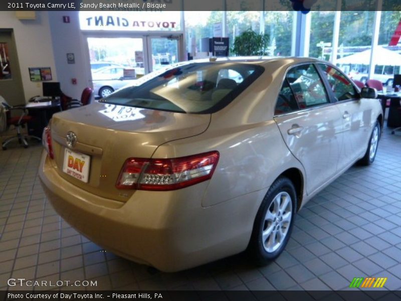Sandy Beach Metallic / Bisque 2011 Toyota Camry LE
