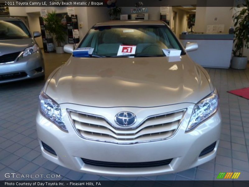 Sandy Beach Metallic / Bisque 2011 Toyota Camry LE