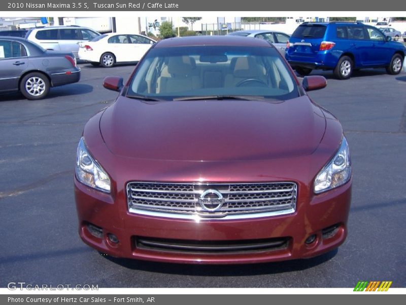 Tuscan Sun Red / Caffe Latte 2010 Nissan Maxima 3.5 S