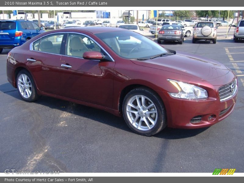 Tuscan Sun Red / Caffe Latte 2010 Nissan Maxima 3.5 S