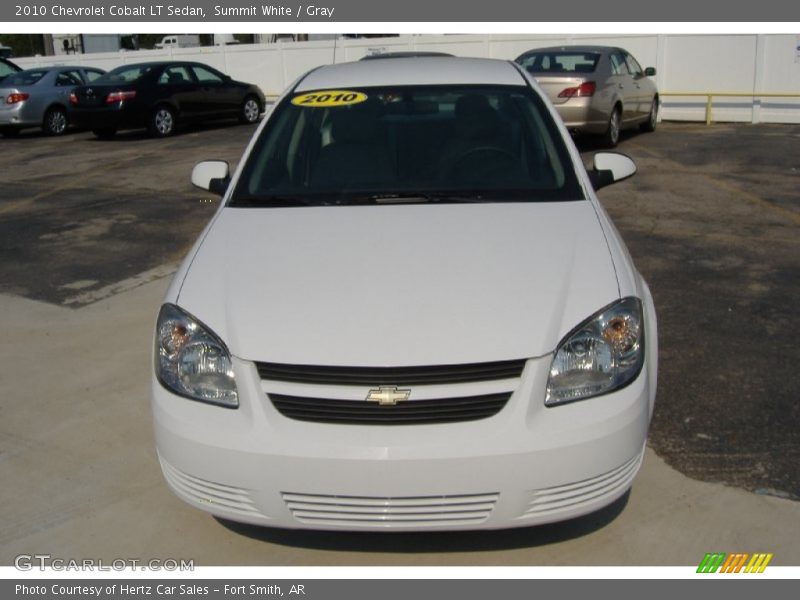 Summit White / Gray 2010 Chevrolet Cobalt LT Sedan