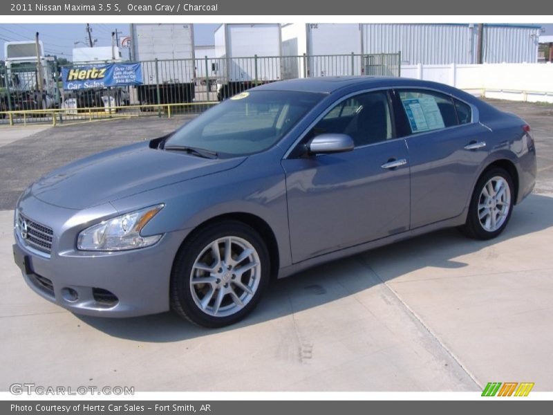 Ocean Gray / Charcoal 2011 Nissan Maxima 3.5 S