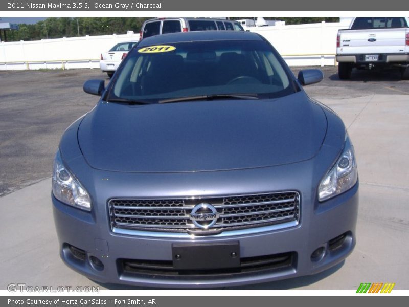 Ocean Gray / Charcoal 2011 Nissan Maxima 3.5 S