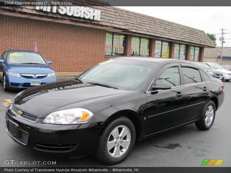 Black / Gray 2008 Chevrolet Impala LT