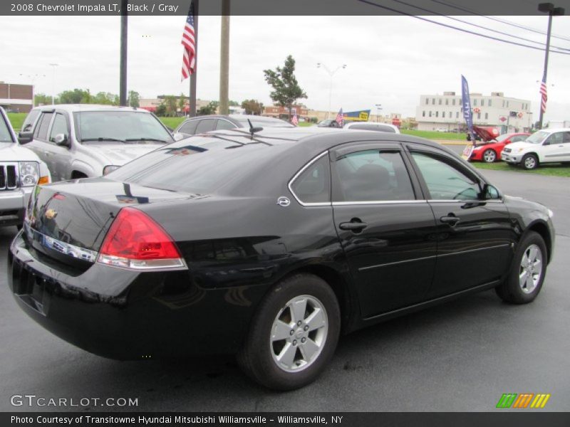Black / Gray 2008 Chevrolet Impala LT