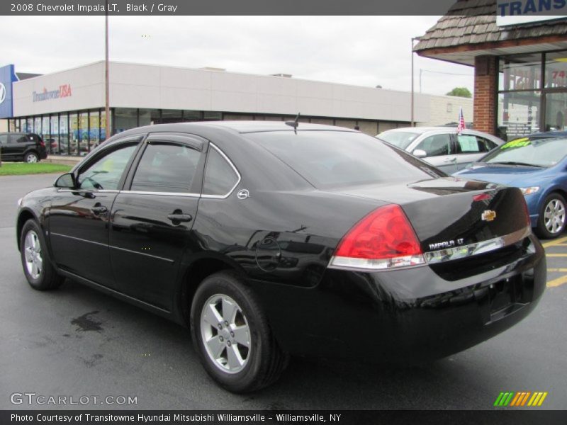 Black / Gray 2008 Chevrolet Impala LT