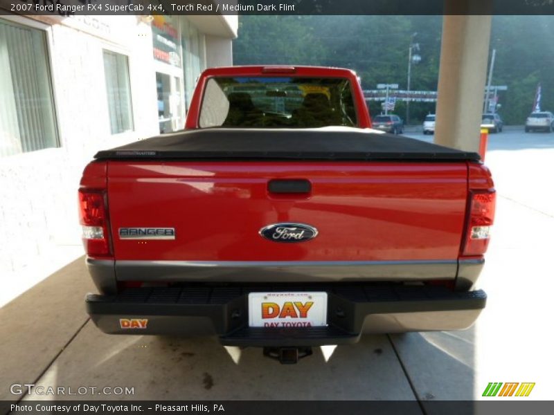 Torch Red / Medium Dark Flint 2007 Ford Ranger FX4 SuperCab 4x4