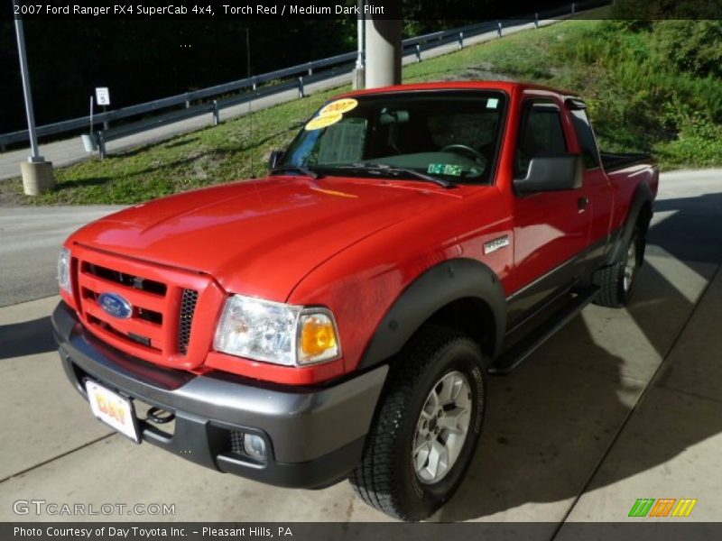 Torch Red / Medium Dark Flint 2007 Ford Ranger FX4 SuperCab 4x4