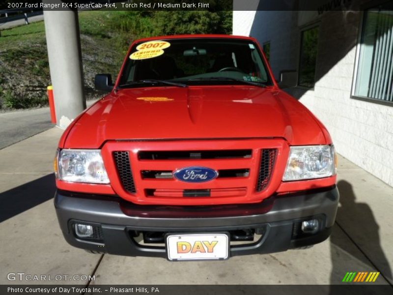 Torch Red / Medium Dark Flint 2007 Ford Ranger FX4 SuperCab 4x4