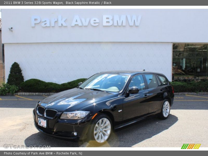 Black Sapphire Metallic / Black 2011 BMW 3 Series 328i Sports Wagon