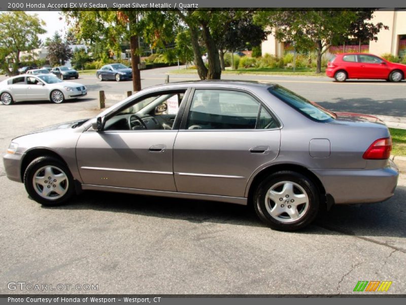 Signet Silver Metallic / Quartz 2000 Honda Accord EX V6 Sedan