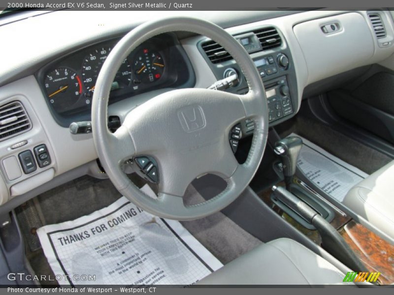 Signet Silver Metallic / Quartz 2000 Honda Accord EX V6 Sedan