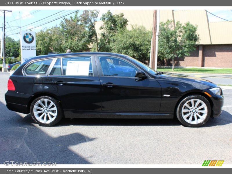 Black Sapphire Metallic / Black 2011 BMW 3 Series 328i Sports Wagon