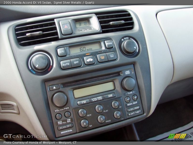 Signet Silver Metallic / Quartz 2000 Honda Accord EX V6 Sedan