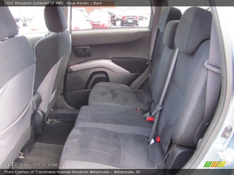 Aqua Metallic / Black 2007 Mitsubishi Outlander LS 4WD