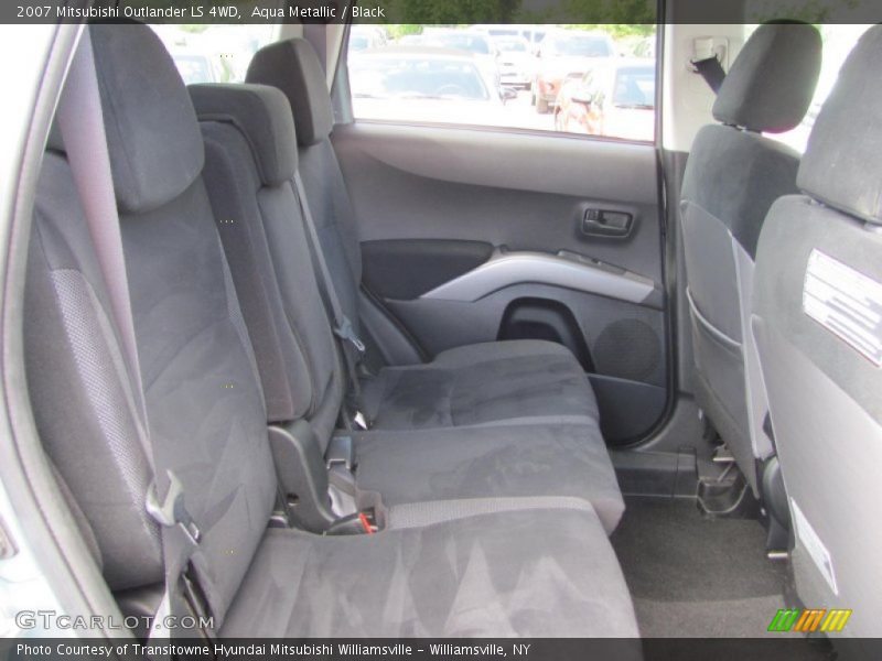 Aqua Metallic / Black 2007 Mitsubishi Outlander LS 4WD