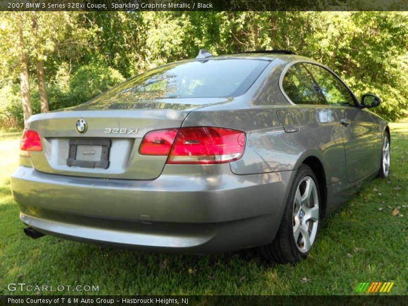 Sparkling Graphite Metallic / Black 2007 BMW 3 Series 328xi Coupe