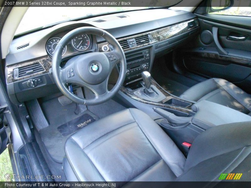 Sparkling Graphite Metallic / Black 2007 BMW 3 Series 328xi Coupe