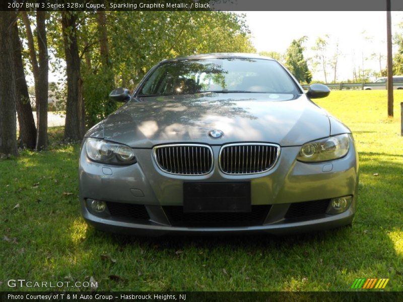 Sparkling Graphite Metallic / Black 2007 BMW 3 Series 328xi Coupe