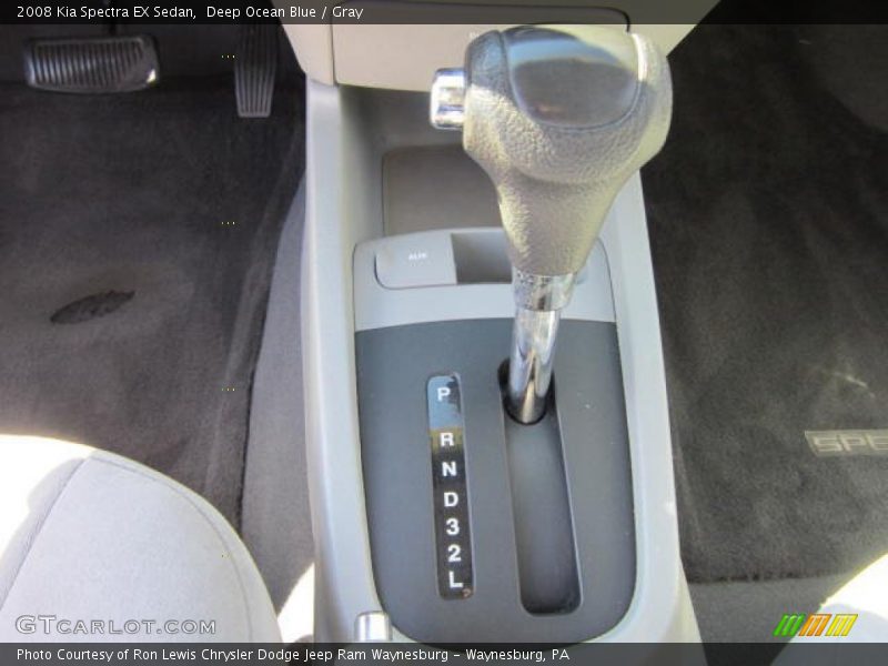 Deep Ocean Blue / Gray 2008 Kia Spectra EX Sedan