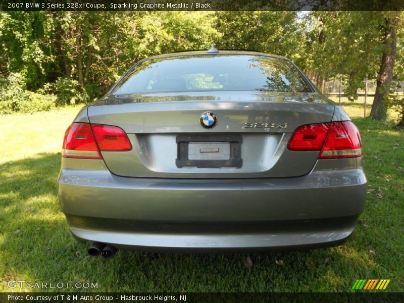 Sparkling Graphite Metallic / Black 2007 BMW 3 Series 328xi Coupe