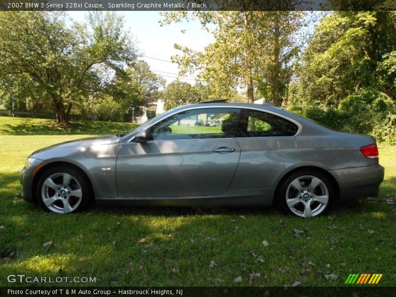 Sparkling Graphite Metallic / Black 2007 BMW 3 Series 328xi Coupe