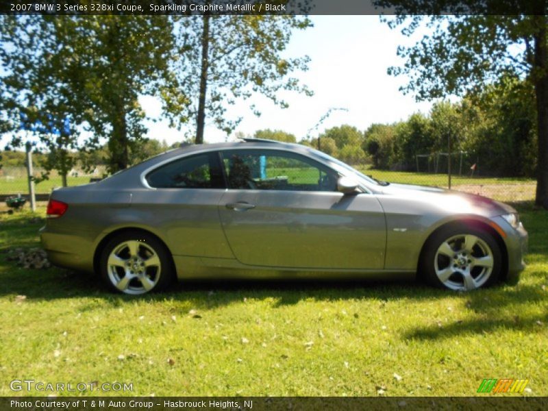 Sparkling Graphite Metallic / Black 2007 BMW 3 Series 328xi Coupe