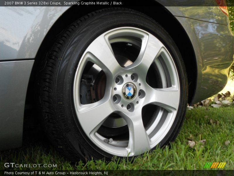 Sparkling Graphite Metallic / Black 2007 BMW 3 Series 328xi Coupe