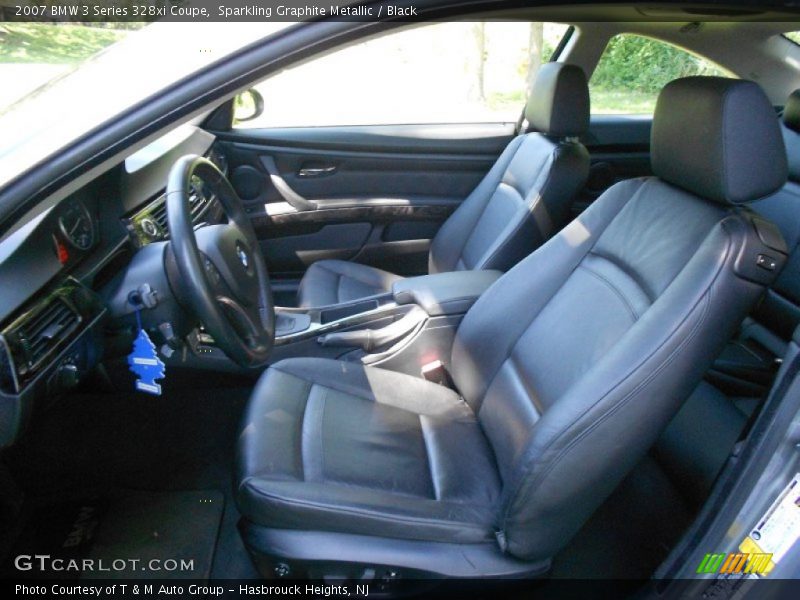 Sparkling Graphite Metallic / Black 2007 BMW 3 Series 328xi Coupe