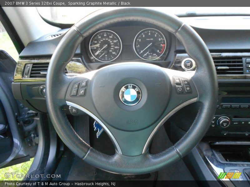 Sparkling Graphite Metallic / Black 2007 BMW 3 Series 328xi Coupe