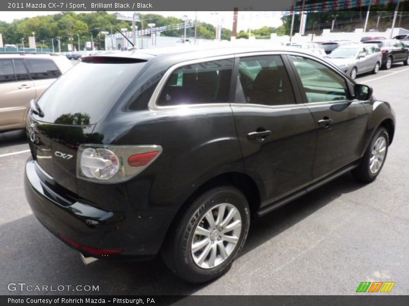 Brilliant Black / Black 2011 Mazda CX-7 i Sport
