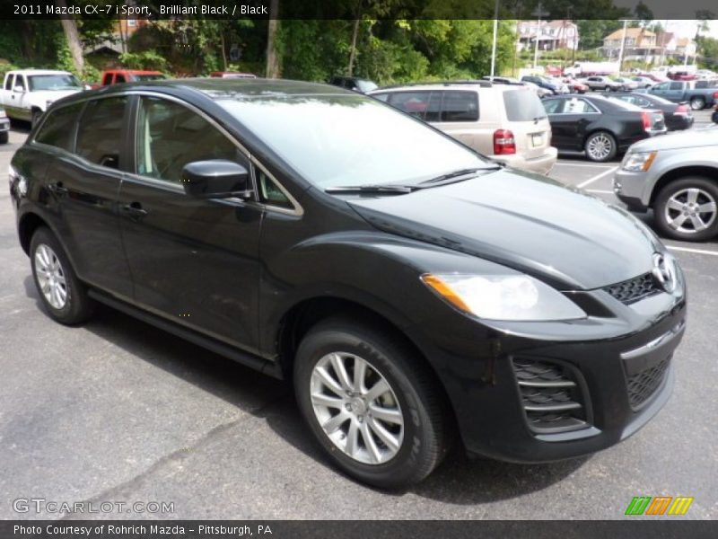 Brilliant Black / Black 2011 Mazda CX-7 i Sport