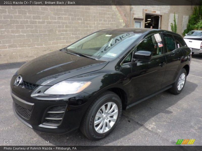 Brilliant Black / Black 2011 Mazda CX-7 i Sport