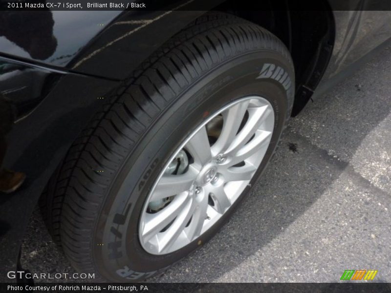 Brilliant Black / Black 2011 Mazda CX-7 i Sport