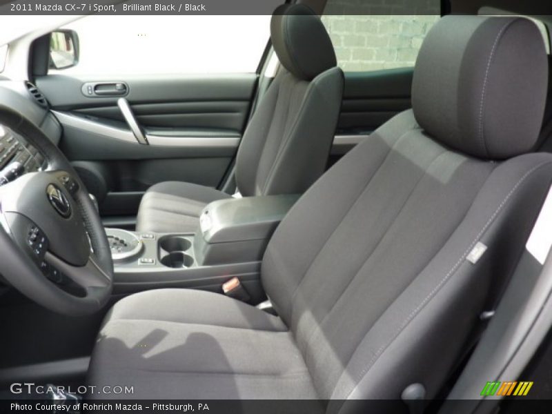 Brilliant Black / Black 2011 Mazda CX-7 i Sport