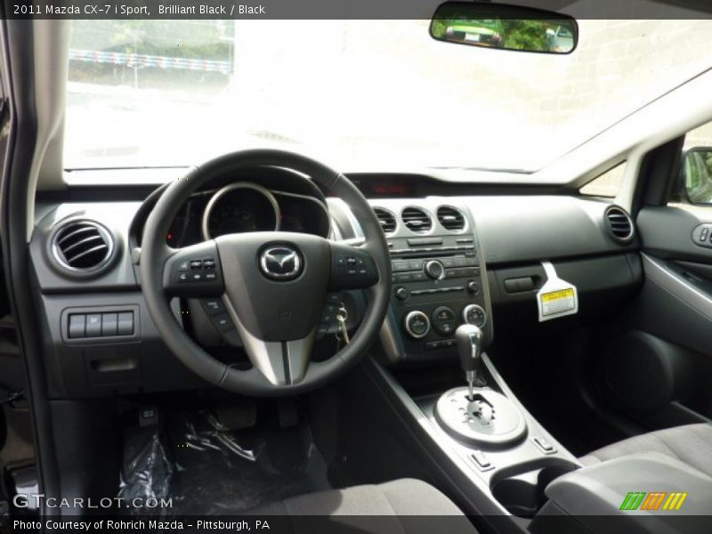 Brilliant Black / Black 2011 Mazda CX-7 i Sport