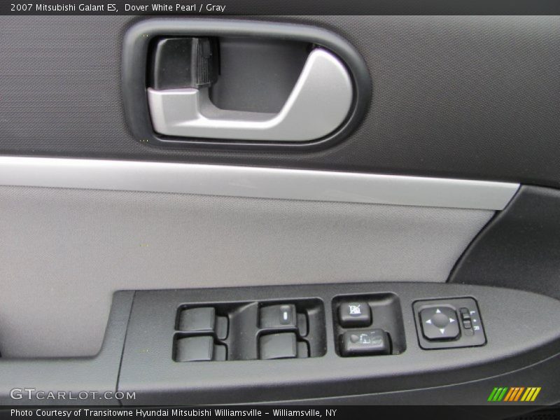 Dover White Pearl / Gray 2007 Mitsubishi Galant ES