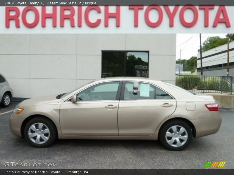 Desert Sand Metallic / Bisque 2009 Toyota Camry LE