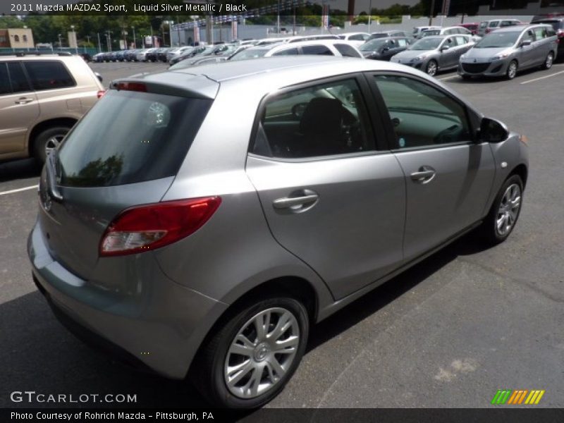 Liquid Silver Metallic / Black 2011 Mazda MAZDA2 Sport