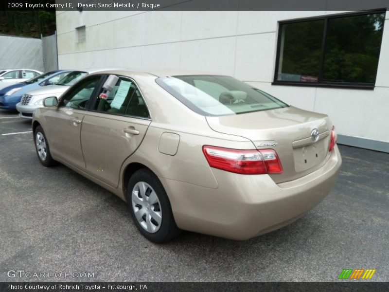 Desert Sand Metallic / Bisque 2009 Toyota Camry LE