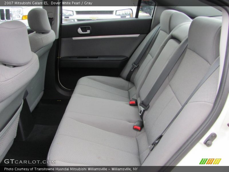 Dover White Pearl / Gray 2007 Mitsubishi Galant ES