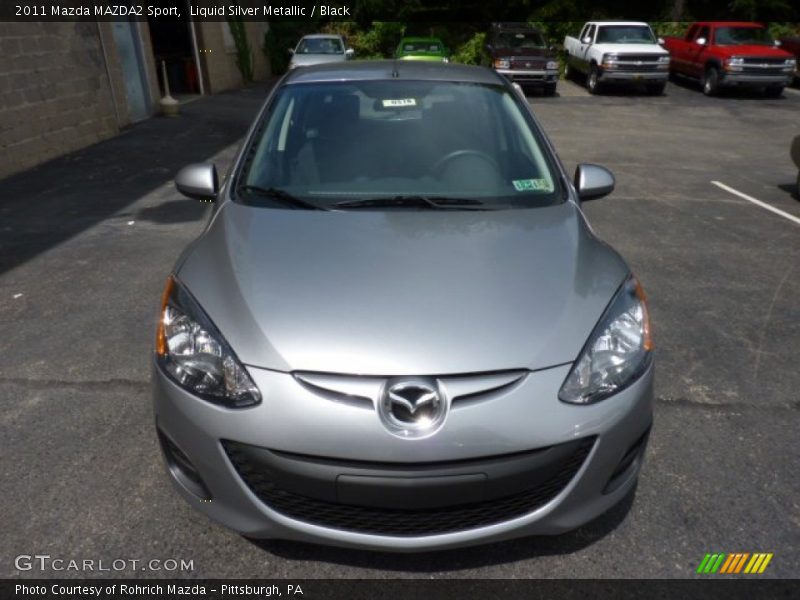 Liquid Silver Metallic / Black 2011 Mazda MAZDA2 Sport